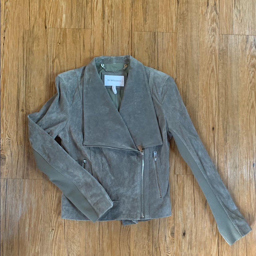 BCBG suede blazer. Brand new!